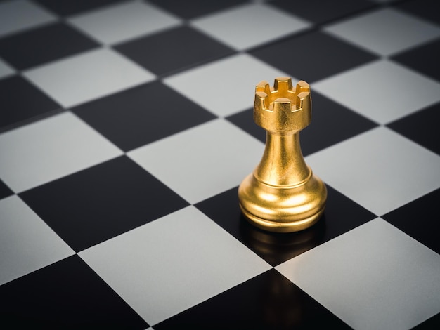 Close-up Of A Rook Chess Piece Stock Photo, Picture and Royalty Free Image.  Image 10236223.