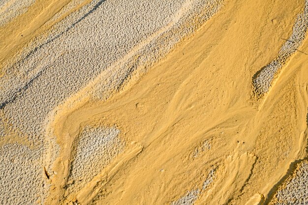 Photo golden sand dunes on the beach