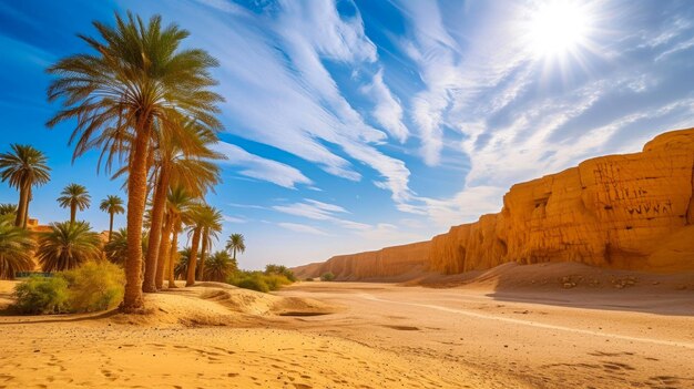 Golden Sands of the Sahara Desert