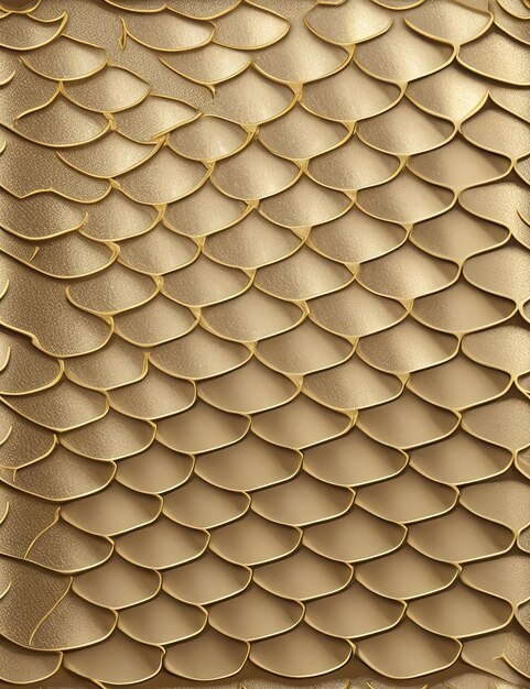 Golden Scale Pattern