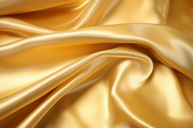 Golden shiny silk surface texture background