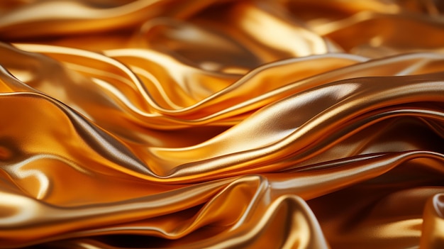 Golden silk background with some smooth lines in it 3d render