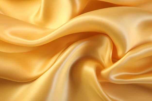 Golden silk fabric cloth background texture