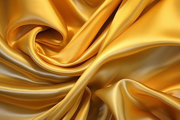 A golden silk fabric that is made by the company of the company.