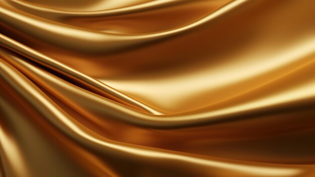 A golden silk fabric with a soft focus effect