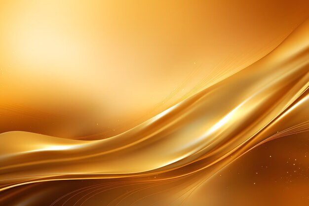 Golden Silk Splendor Abstract Fractal Artistr