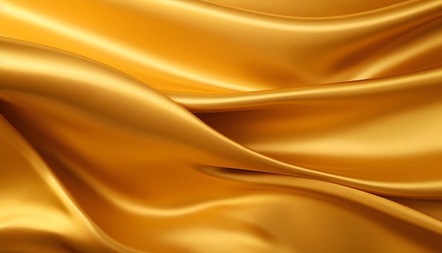 Golden silk wavy texture wallpaper