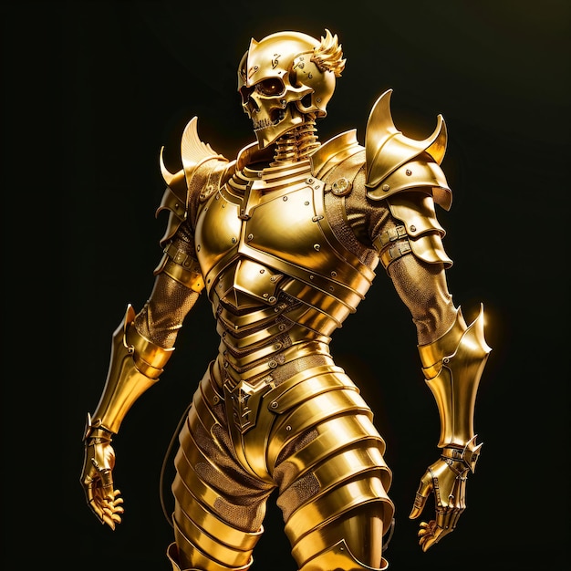 golden skeleton