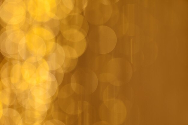 Golden sparkle background with copy space for text