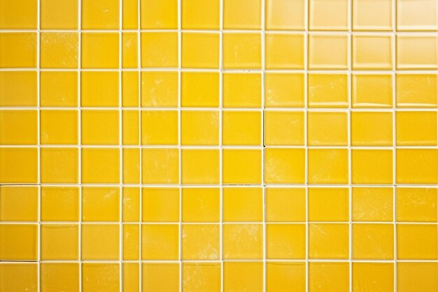 Golden square ceramic mosaic