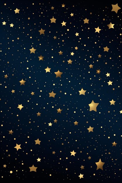 Foto stelle dorate su uno sfondo blu scuro
