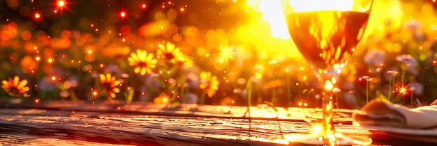 写真 金色 の 太陽 の 光 が 樹木 を 濾過 し て やか な 外部 の 環境 で 魔法 の ボケ 効果 を 生み出す
