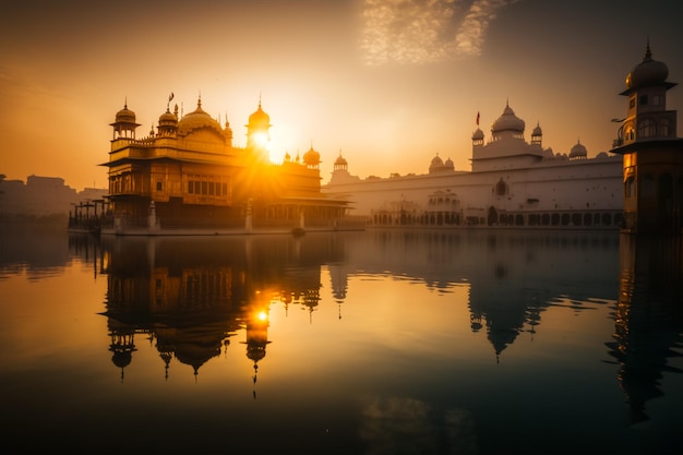 The golden temple in amritsar