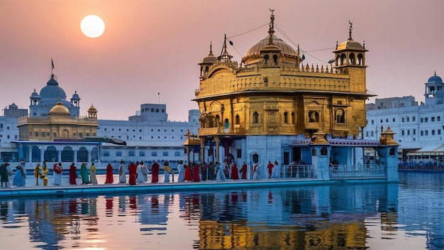 Photo golden temple amritsar