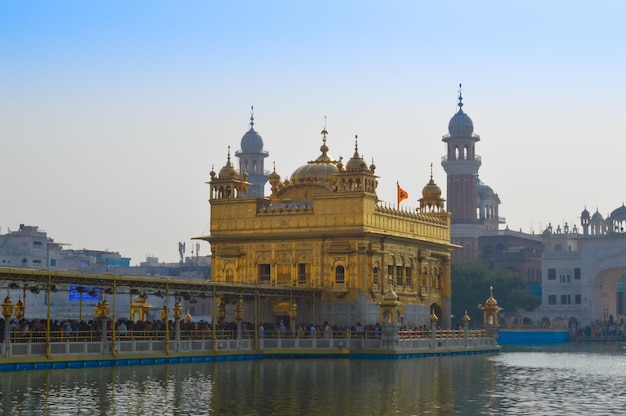 インド パンジャブ州アムリトサルの黄金寺院 Harmandir Sahib