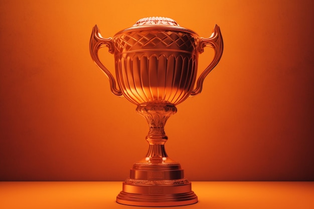 A golden trophy with the word winner on it