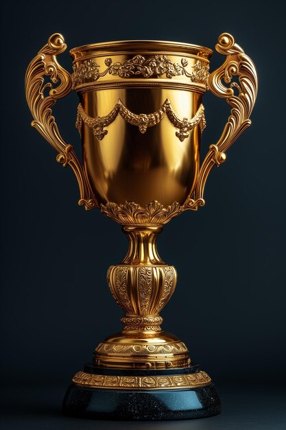 Photo golden trophy