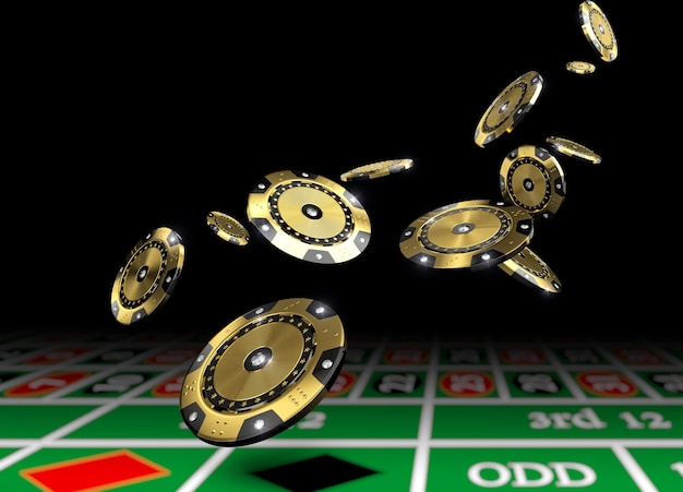 Golden vip casino chips