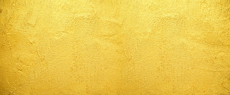Photo golden wall texture background for  old golden brick wall rough surface.
