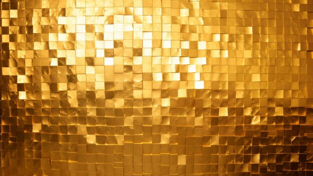 写真 金色の壁の質感 輝く優雅さ 黄金の魅力 壁の金