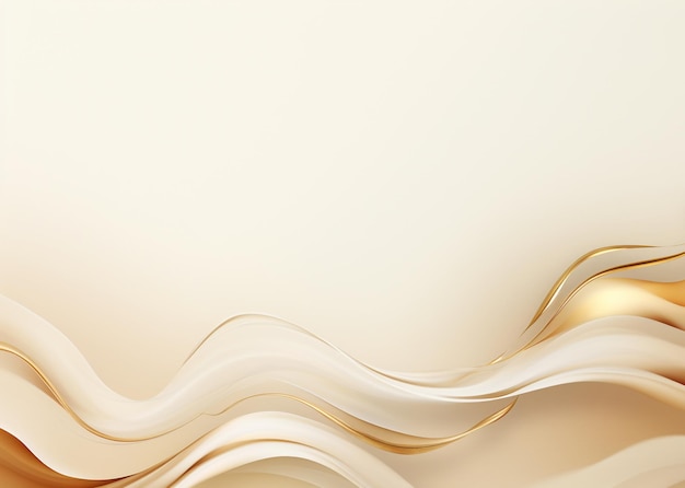 golden wave background with copy space