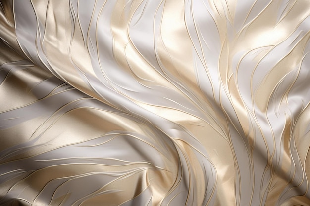 Photo golden wave background