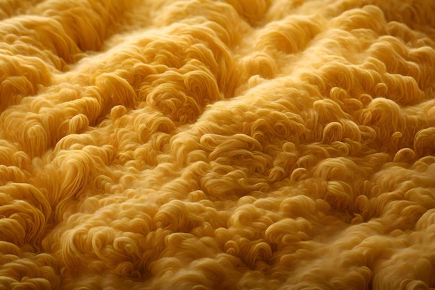 Golden wet wool texture