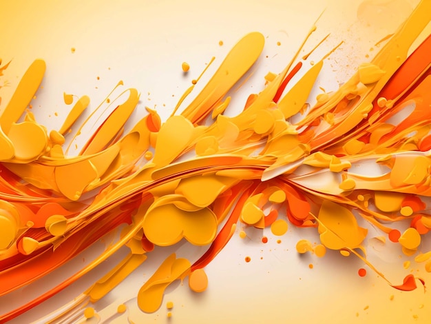 Golden yellow and orange colorful modern background hd download