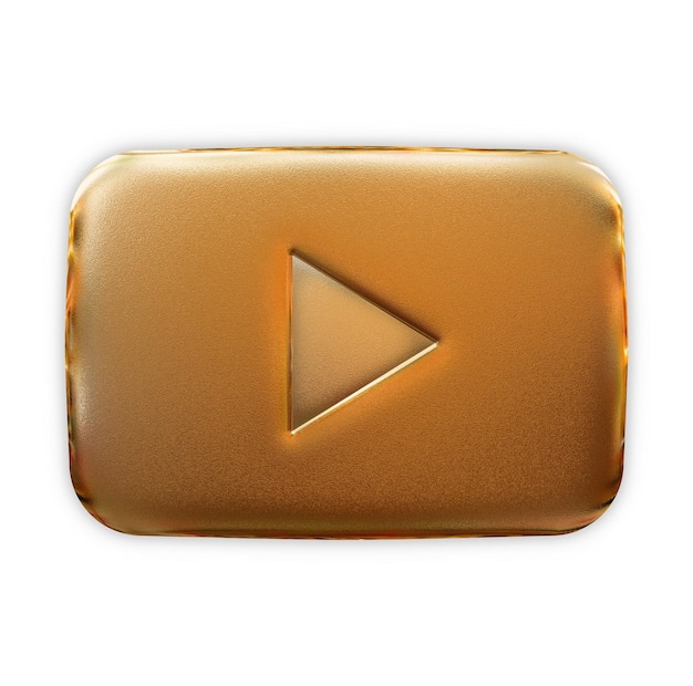 golden youtube logo