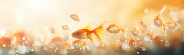 Goldfishes background