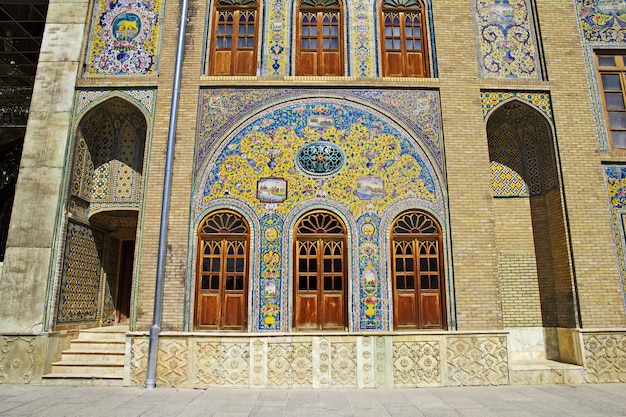 Photo golestan palace in tehran city iran