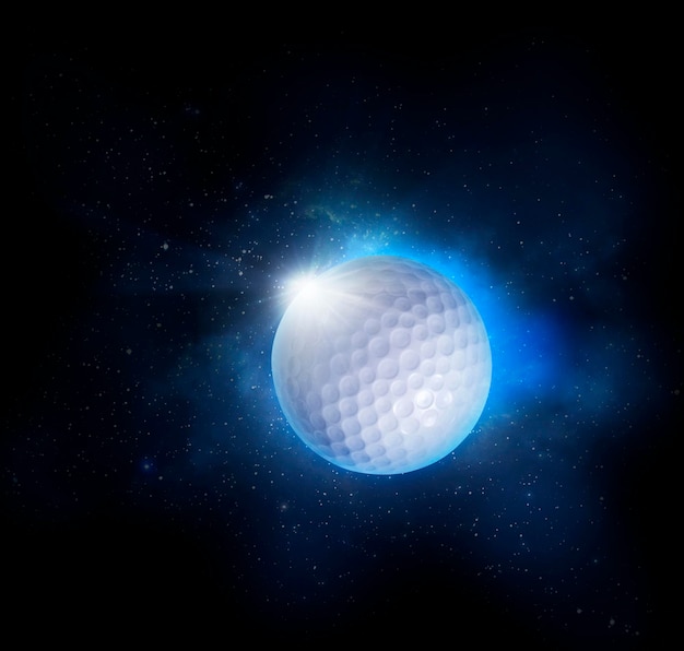 Golf ball ball Golf ball ball game concept