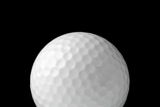 Golf ball close up