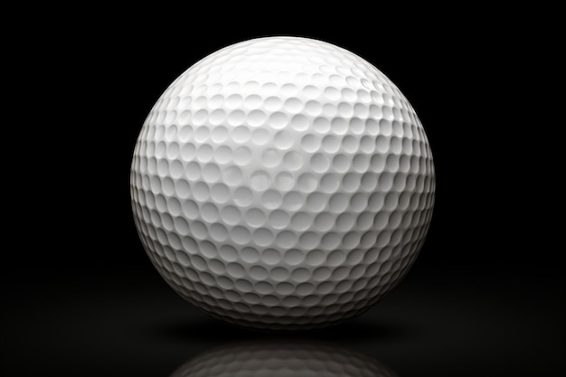 Golf ball isolated Generative AI