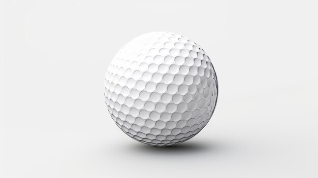 Photo golf ball white background