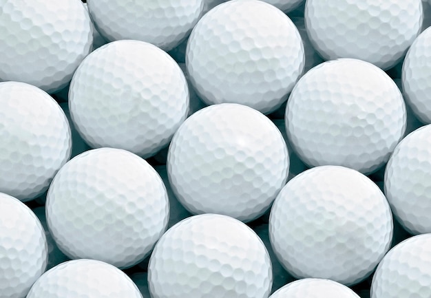 Golf balls background or texture