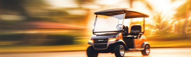 Golf cart concept banner