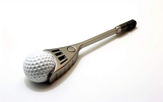 Foto golf divot repair tool op wit