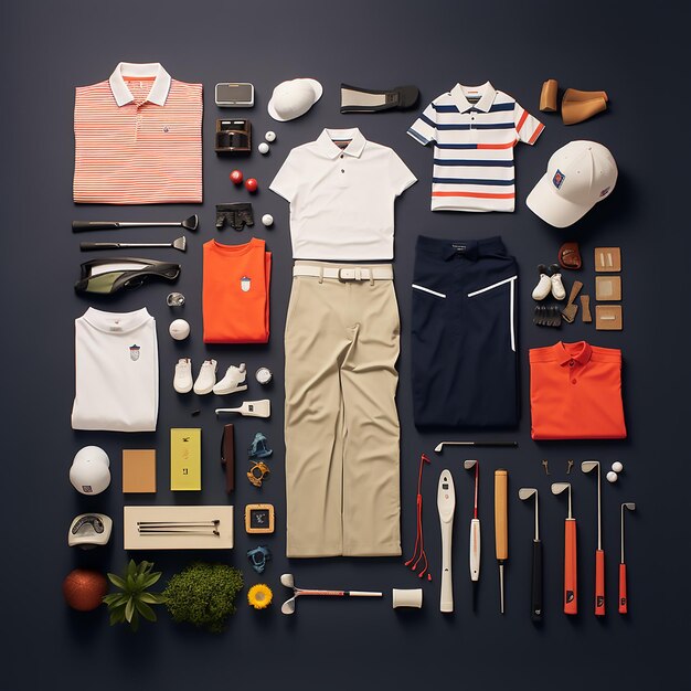 Foto golf knolling lifestyle brand kit