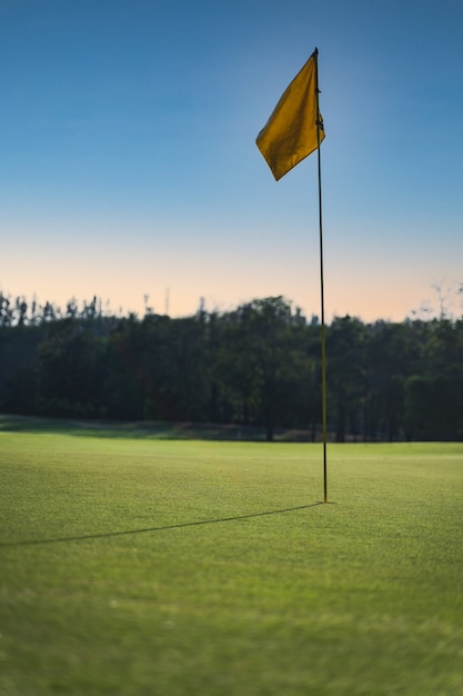 Golfbaan op het platteland