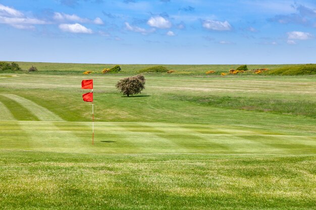 Foto golfbaan zuid-engeland verenigd koninkrijk