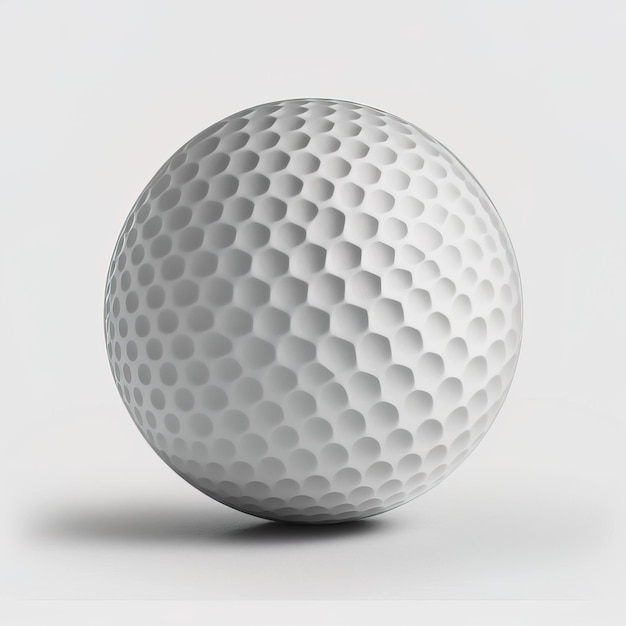 Golfbal op een tee generatieve AI