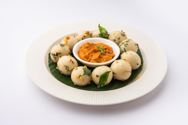 Photo goli idli or idly balls