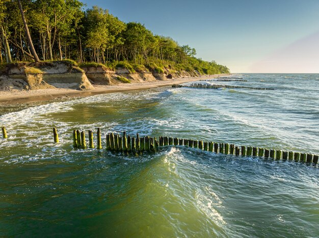 Golven en strand aan de Oostzee Toerisme aan de Oostzee