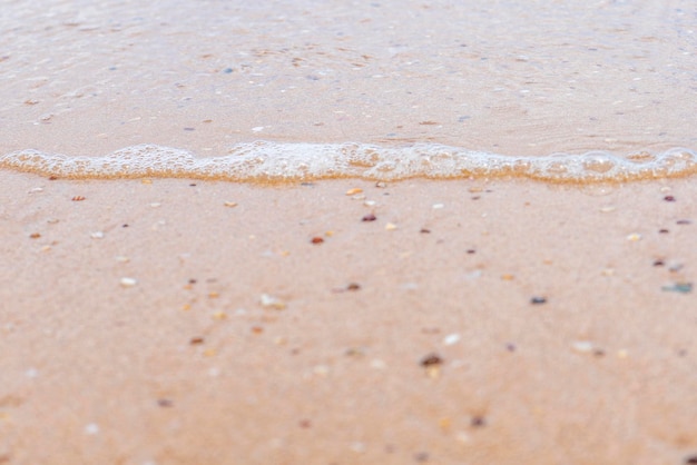 Golven op de zand- en grindaardtextuur