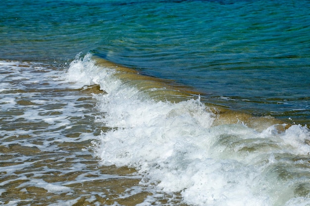 Golven op een kust