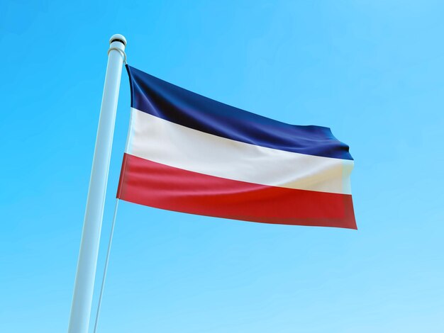 Golvende Vlag van LosAltos Stock Foto 3D geef terug