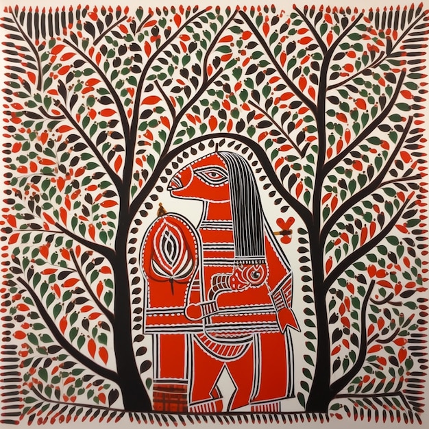 Gond Art Мексиканский череп с геометрическим дизайном для футляра для футболки и кружки