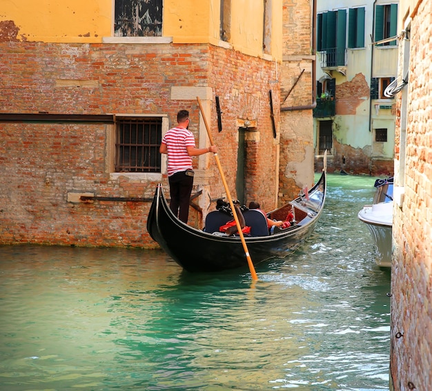 Gondel in Venetië, Italië