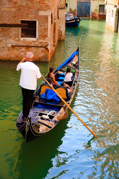 Gondel in Venetië, Italië